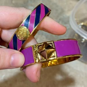 2 BRAND NEW COACH & KATE SPADE BANGLES FOR SMALL/MEDIUM SIZE WRISTS